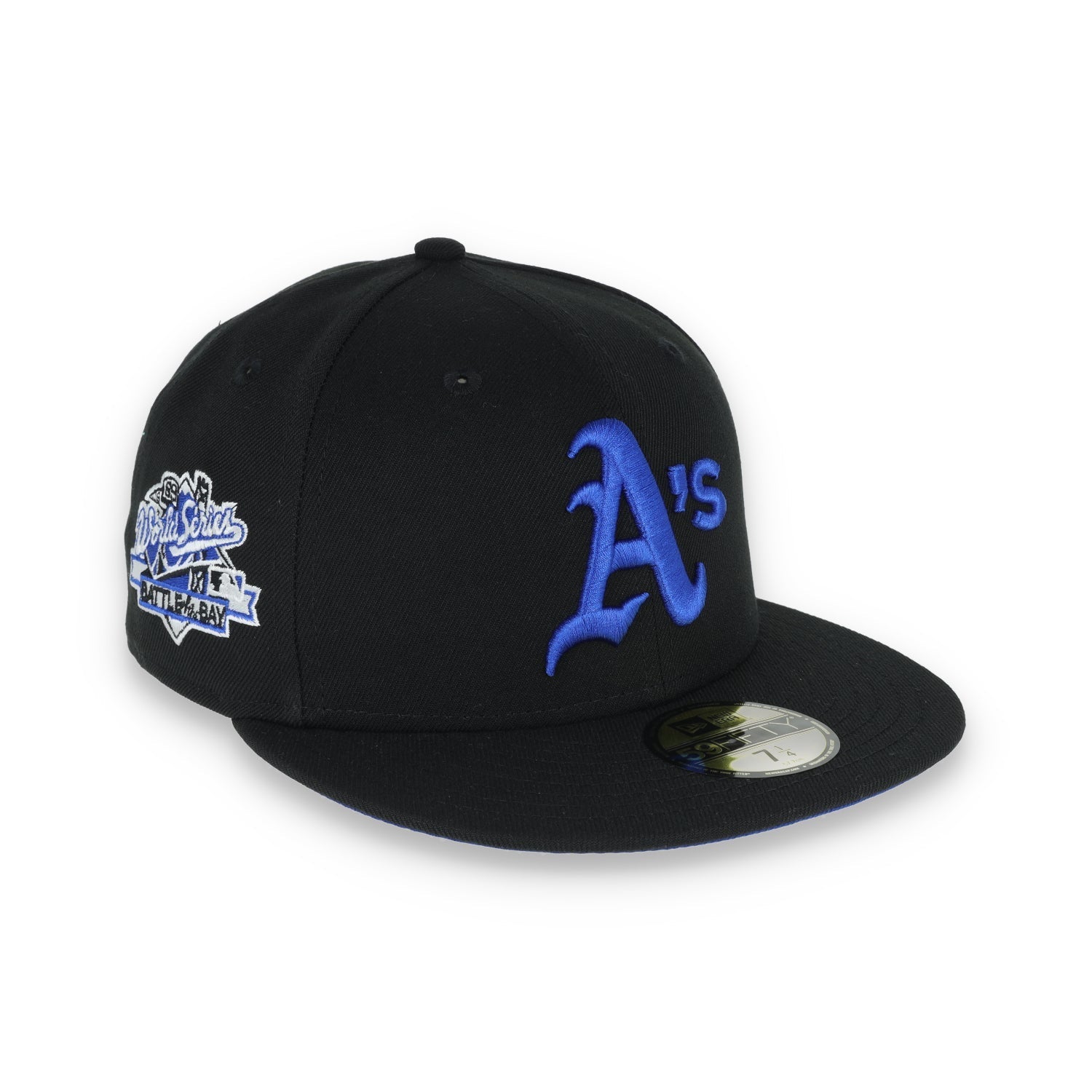 New Era Oakland Athletic 1989 Battle of The Bay Patch 59FIFTY Fitted-Royal/Black