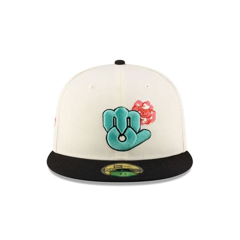 New Era Diablos Rojos Del Mexico 2-Tone Rose 59FIFTY Fitted Hat-