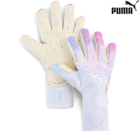 PUMA FUTURE ULTIMATE NC PUMA WHITE-LUMINOUS PINK-LUMINOUS BLUE Gloves
