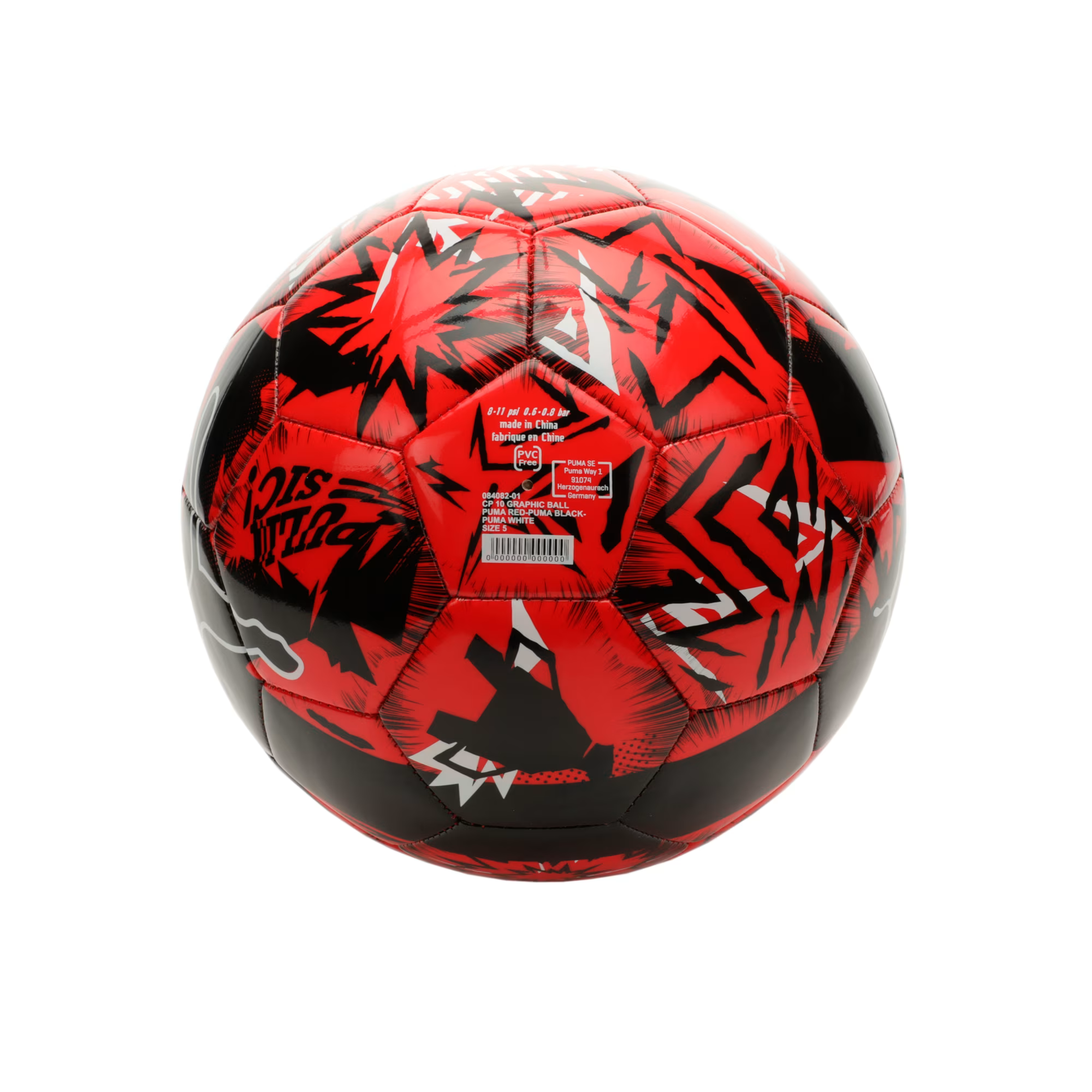 Puma Christian Pulisic CP10 Graphic Soccer Ball - Red/Black