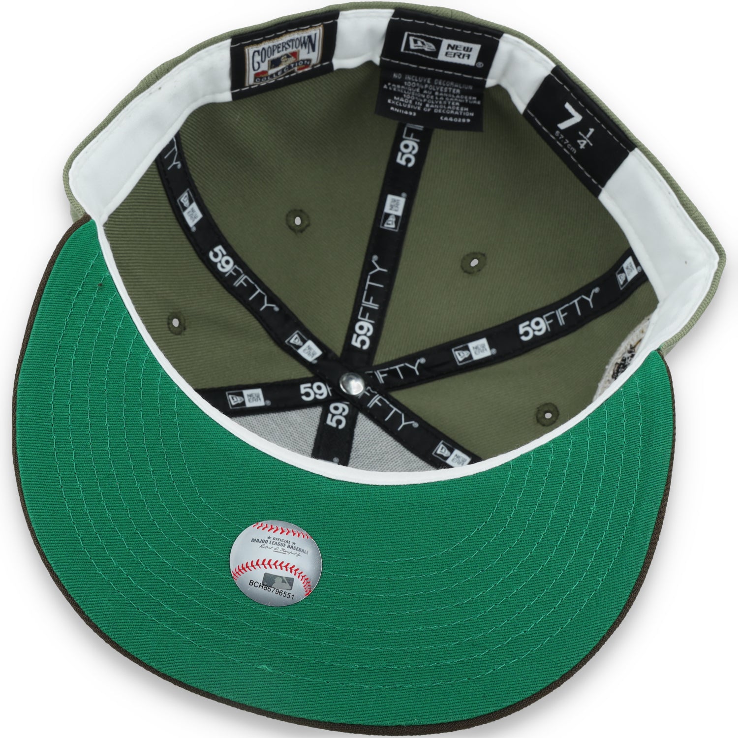 New Era San Diego Padres 40th Anniversary Side Patch 59FIFTY Fitted Hat- Olive Green