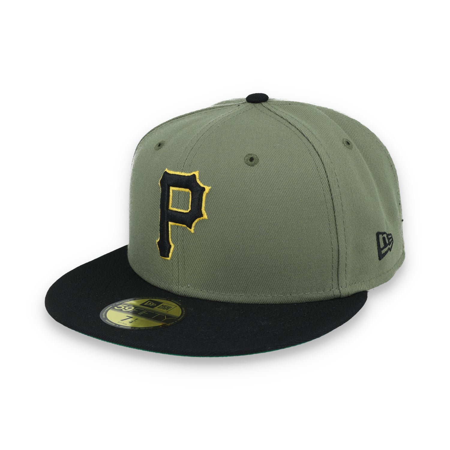 New Era Pittsburgh Pirates 2006 All Star Game Side Patch 59FIFTY Fitted Hat- Olive Green