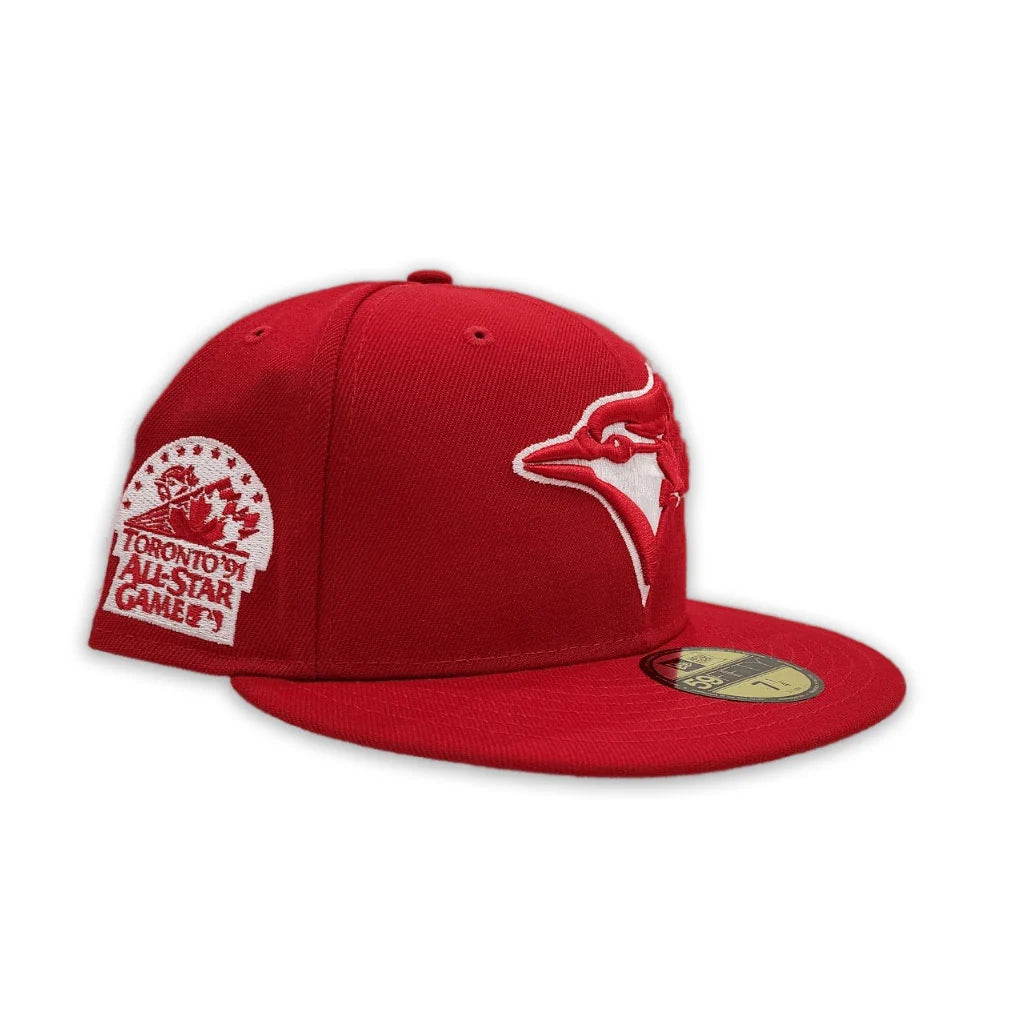 New Era Toronto Blue Jays All Star Game Side Patch Scarlet 59FIFTY Fitted