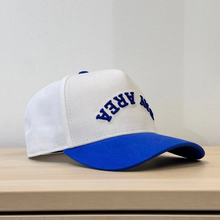 Laces Bay Area Downside Up Adjustable Hat- Blue