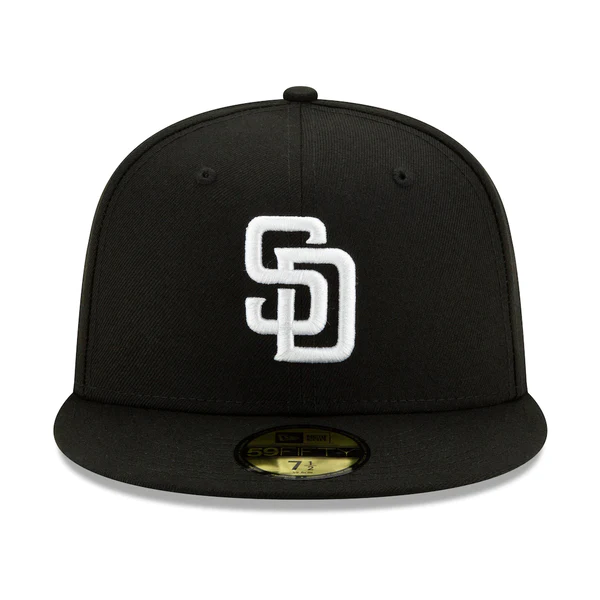 New Era San Diego Padres Side Patch 2015 All Star Game 59FIFTY Fitted Hat-Black/White
