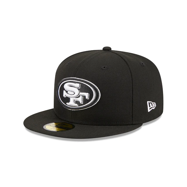 San Francisco 49Ers Black/White Super Bowl Side Patch 59Fifty Fitted