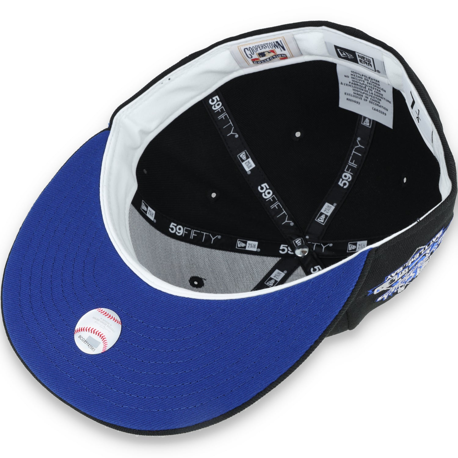 New Era San Francisco Giants 1989 Battle Of The Bay Side Patch 59FIFTY Fitted-Black/Blue