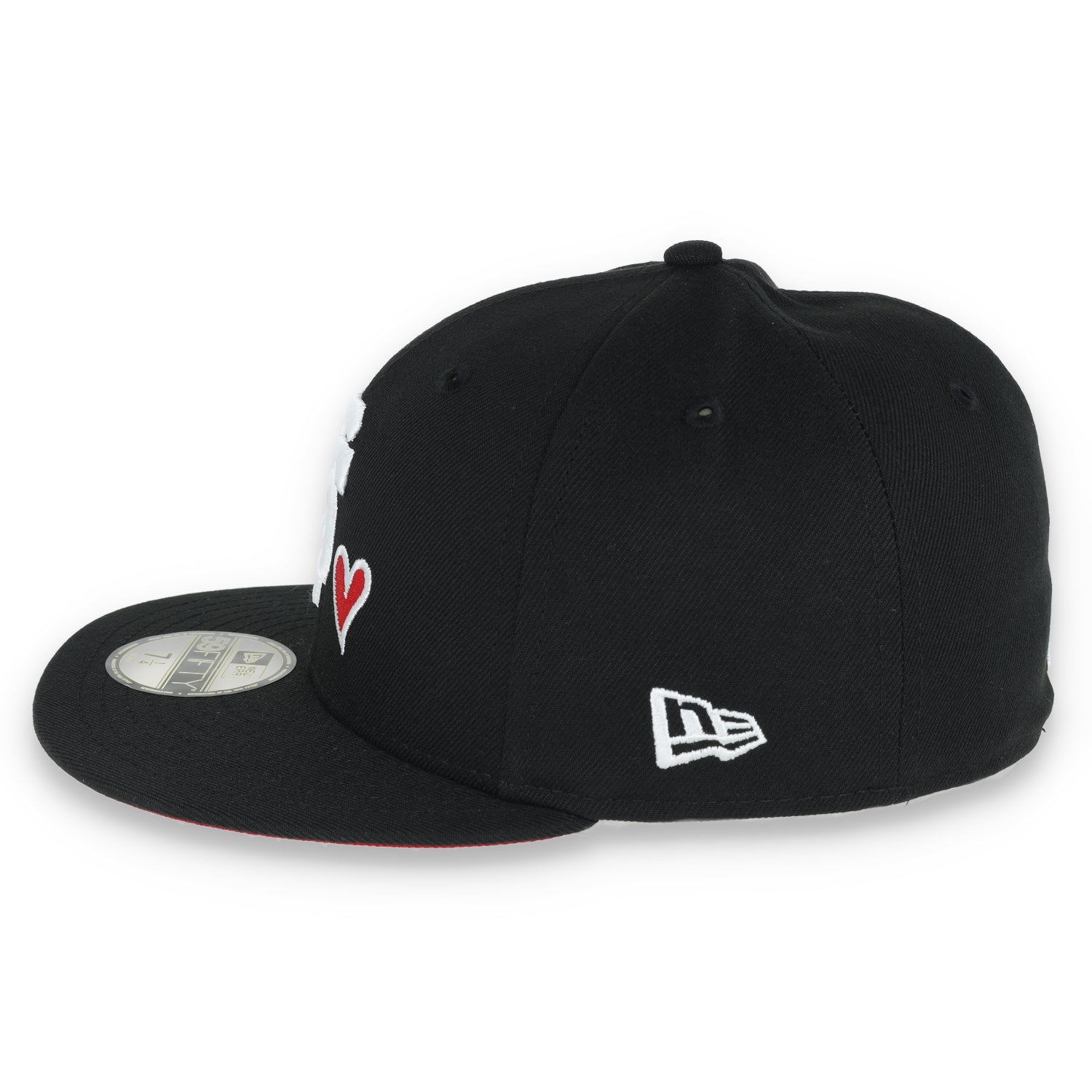 New Era San Francisco Giants 2012 World Series Red Heart Side Patch 59FIFTY Fitted-Black/Red