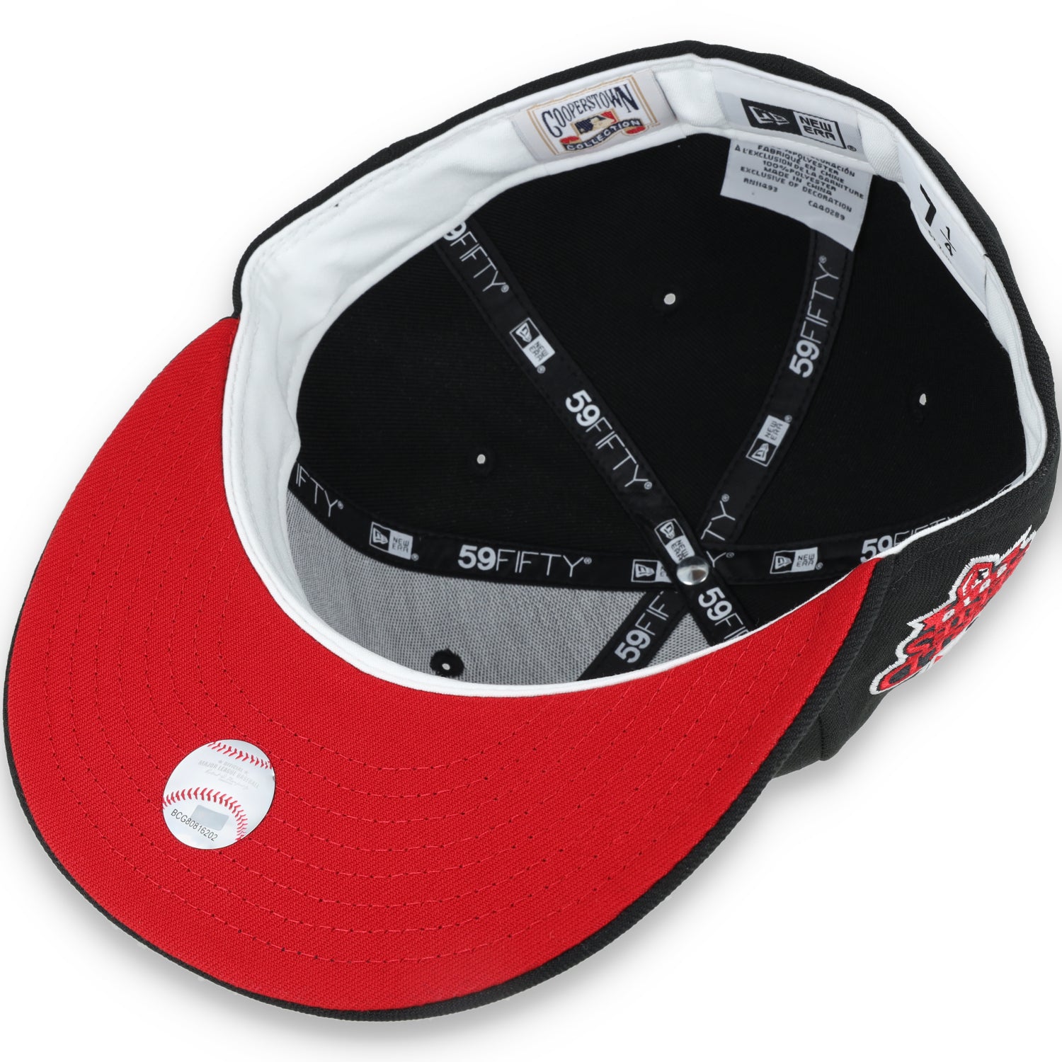 New Era San Francisco Giants 2010 World Series Side Patch 59FIFTY Fitted-Black/Red