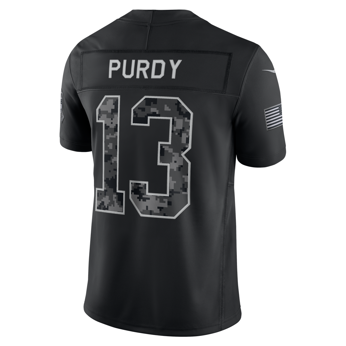 Nike San Francisco 49ers Brock Purdy 2026 Salute to Service Stitched Limited Jersey