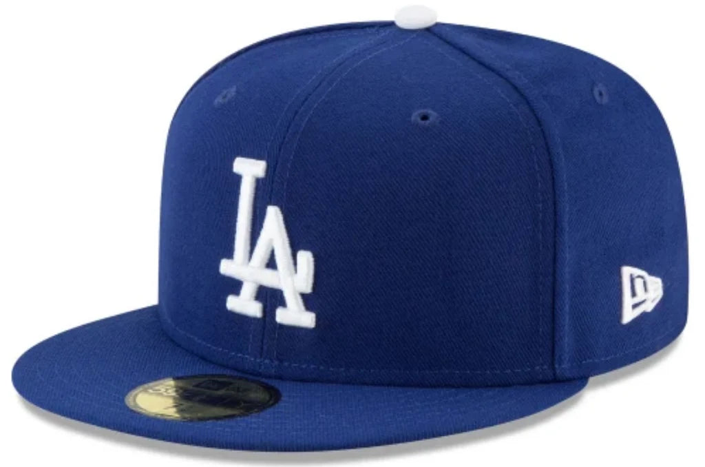 NEW ERA KIDS BLACK UNDERBRIM LOS ANGELES DODGERS AUTHENTIC COLLECTION 59FIFTY FITTED