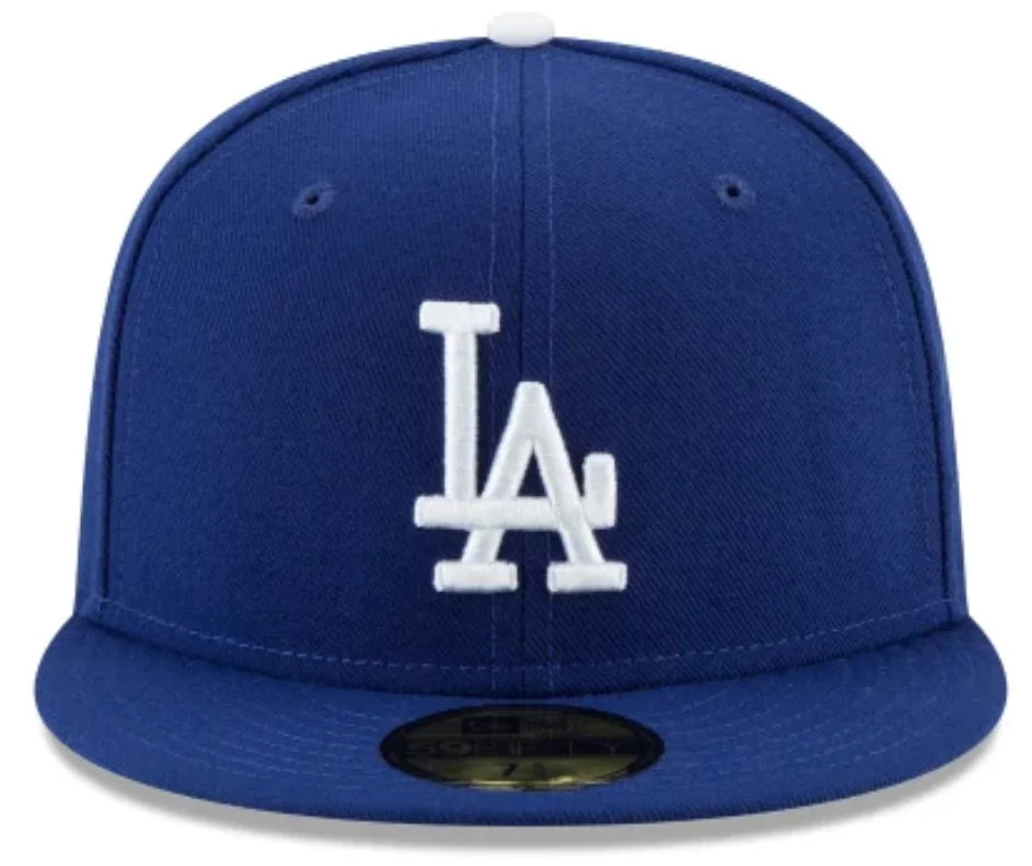 NEW ERA KIDS BLACK UNDERBRIM LOS ANGELES DODGERS AUTHENTIC COLLECTION 59FIFTY FITTED