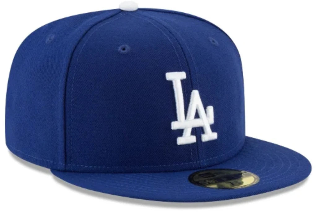 NEW ERA KIDS BLACK UNDERBRIM LOS ANGELES DODGERS AUTHENTIC COLLECTION 59FIFTY FITTED