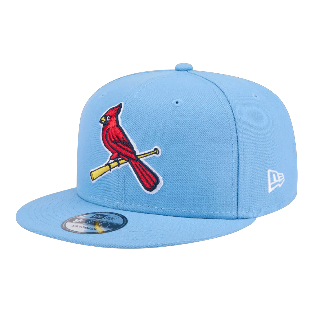 New Era St. Louis Cardinals Evergreen 9FIFTY Snapback Hat-Sky Blue