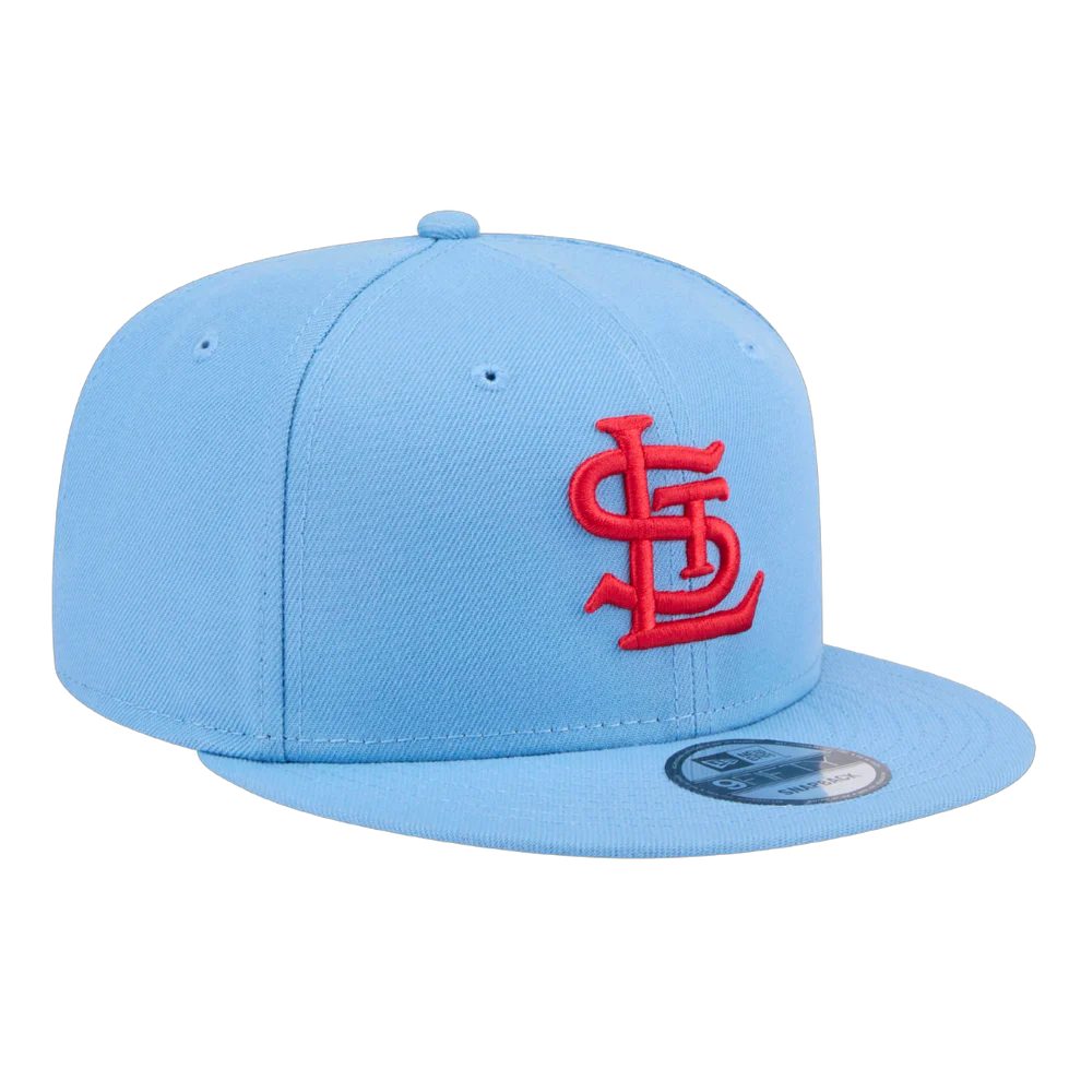New Era St. Louis Cardinals Evergreen Sky Blue 9FIFTY Snapback Hat