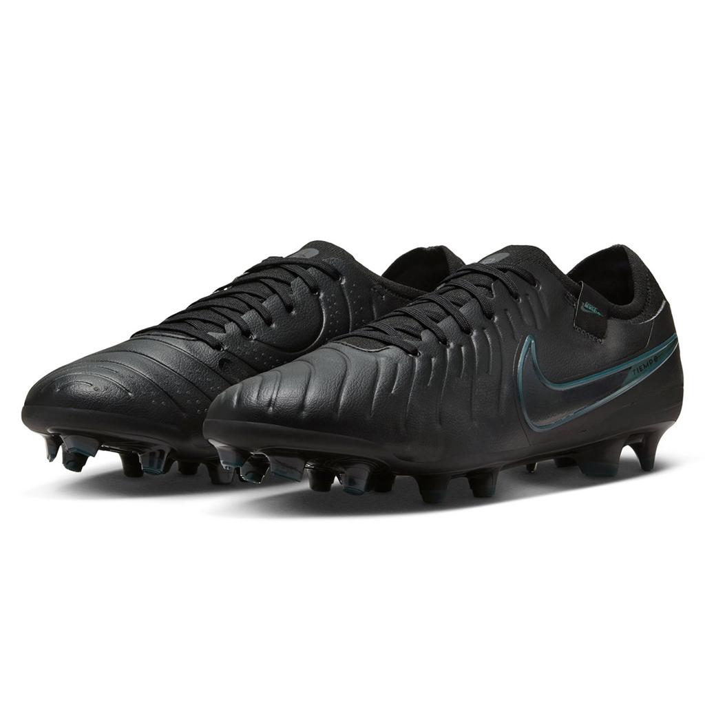 Nike Tiempo Legend 10 Pro FG - Black/Black-Deep Jungle