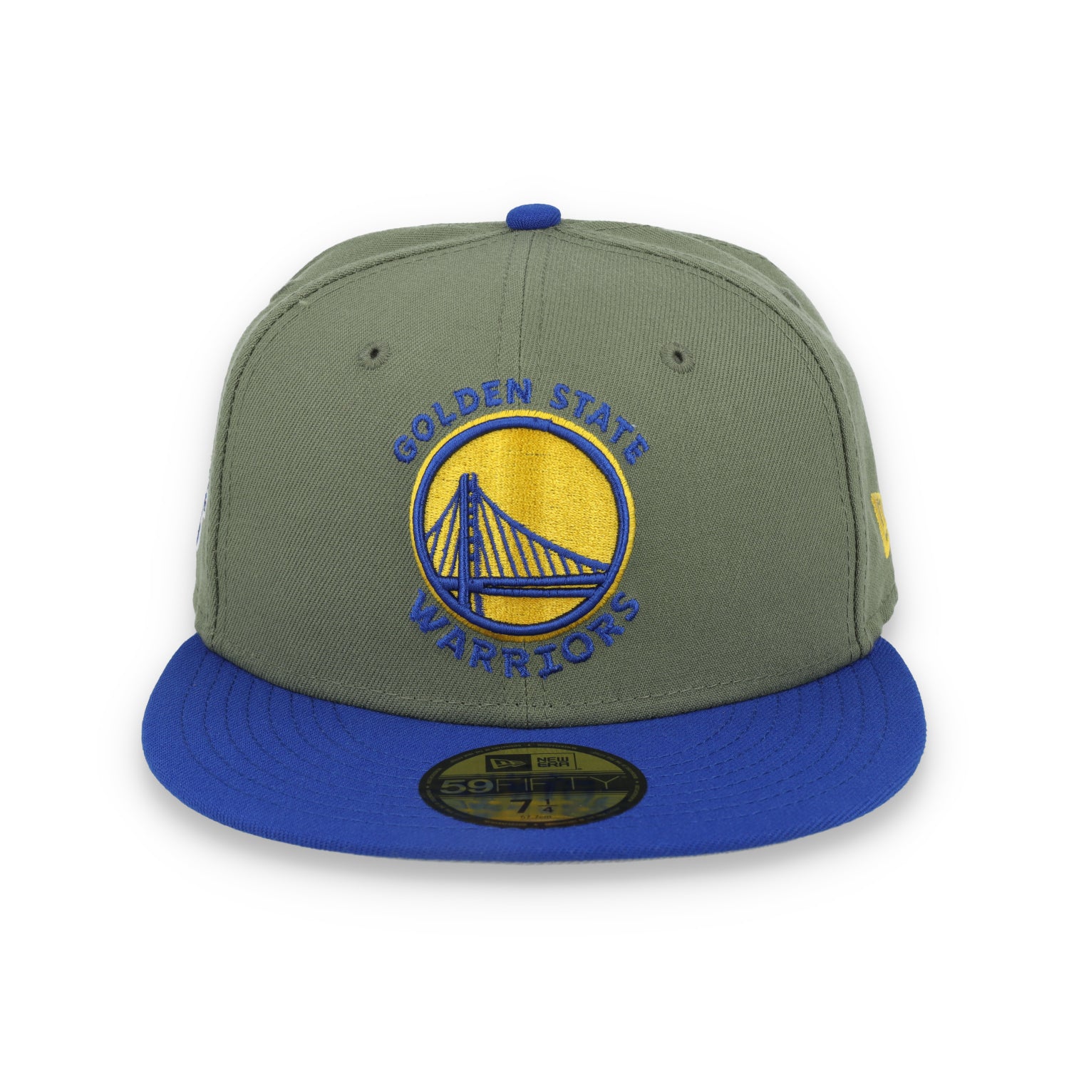 New Era Golden State Warriors 6X Champs 59FIFTY Fitted Hat- Olive Green