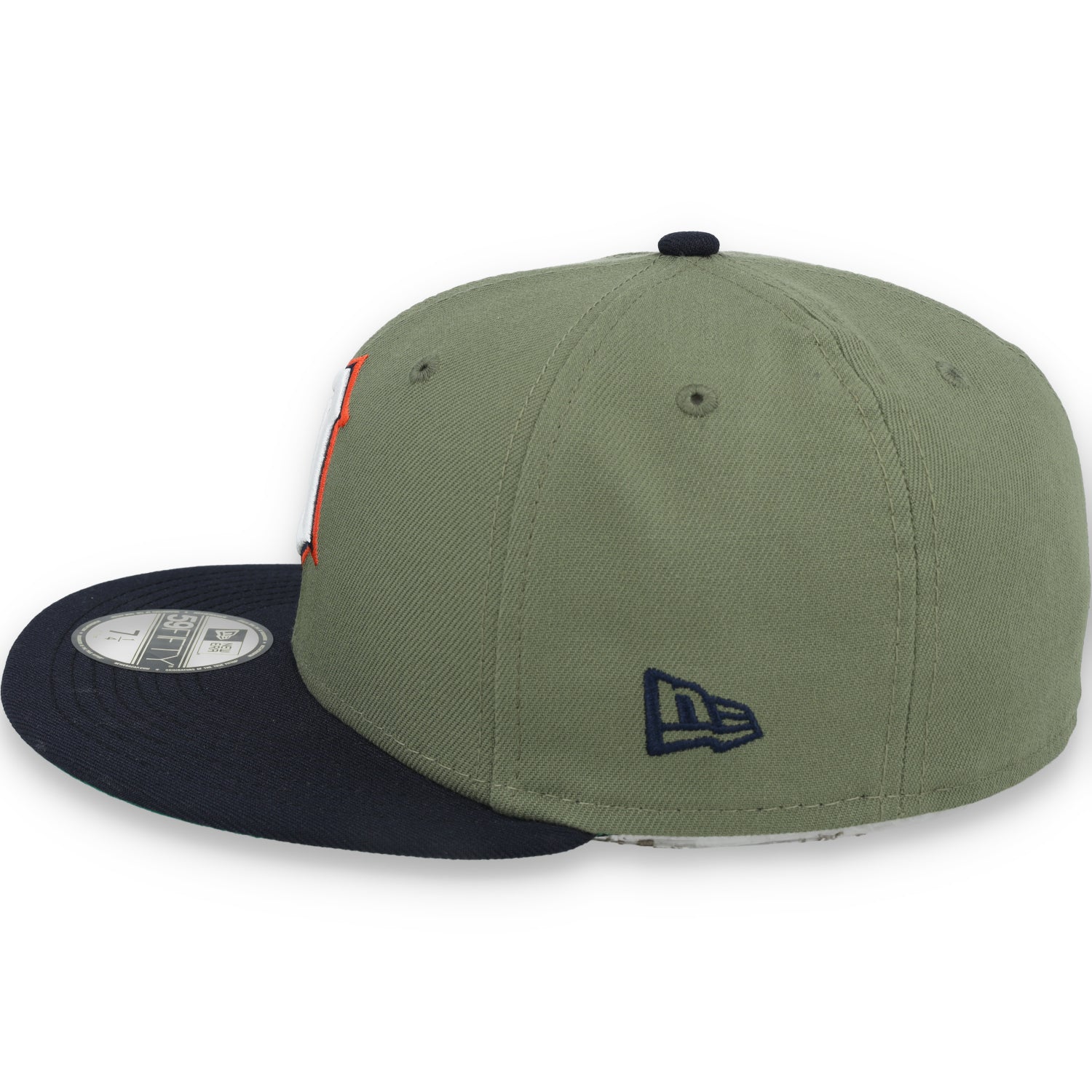 New Era Detroit Tigers 2000 All Star Game Patch 59FIFTY Fitted Hat-Olive Green