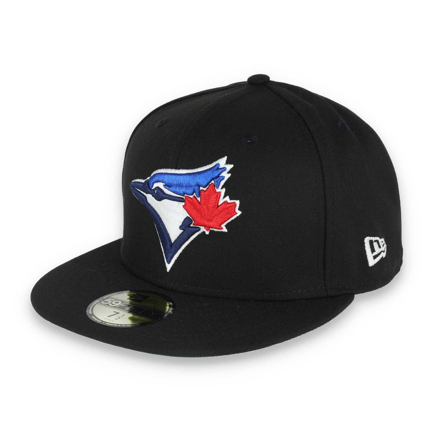 New Era Toronto Blue Jays 40th Anniversary Metallic Logo Side Patch 59fifty Fitted Hat-Black
