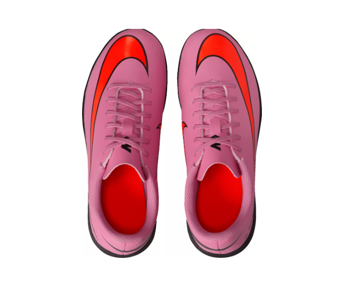Nike Jr. Mercurial Vapor 16 Club Little Kids' TF Low-Top Soccer Shoes-MAGIC FLAMINGO/BLACK