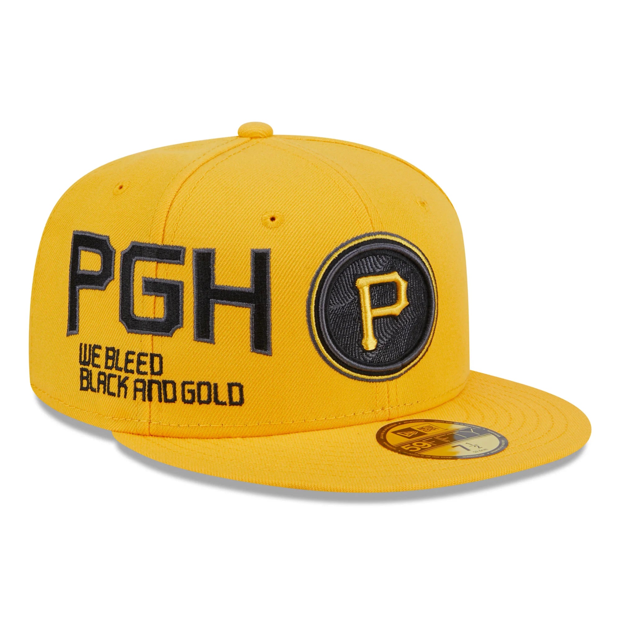 New Era Pittsburgh Pirates Icon City Connect 59FIFTY Fitted Hat-Gold/Black
