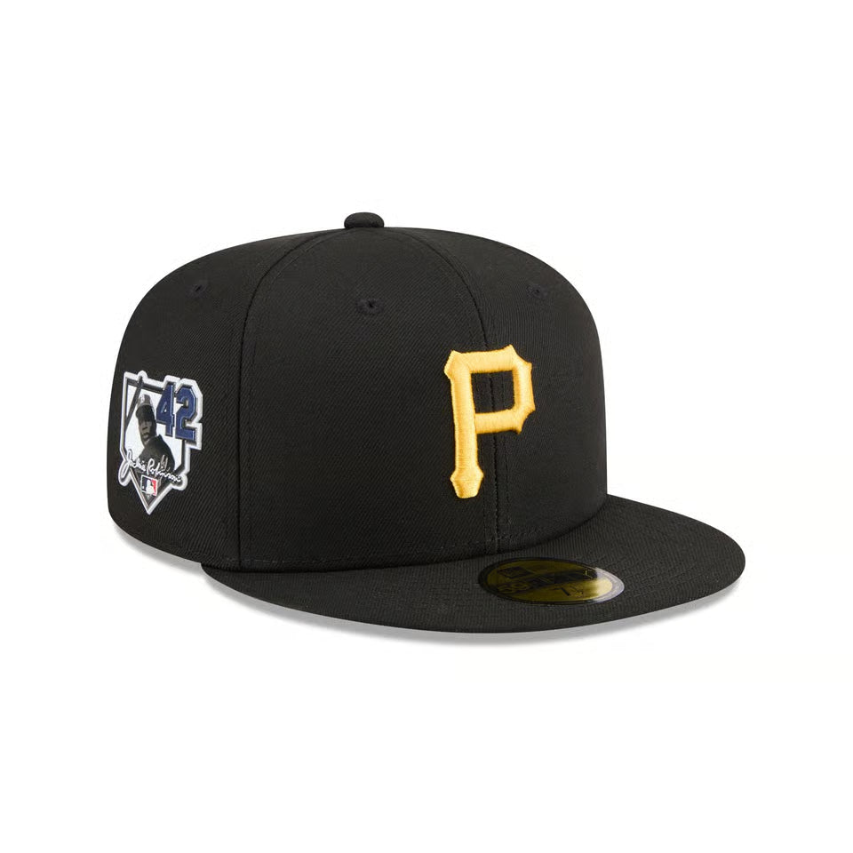 New Era Pittsburgh Pirates Jackie Robinson 2026 9FIFTY SNAPBACK Hat- Black