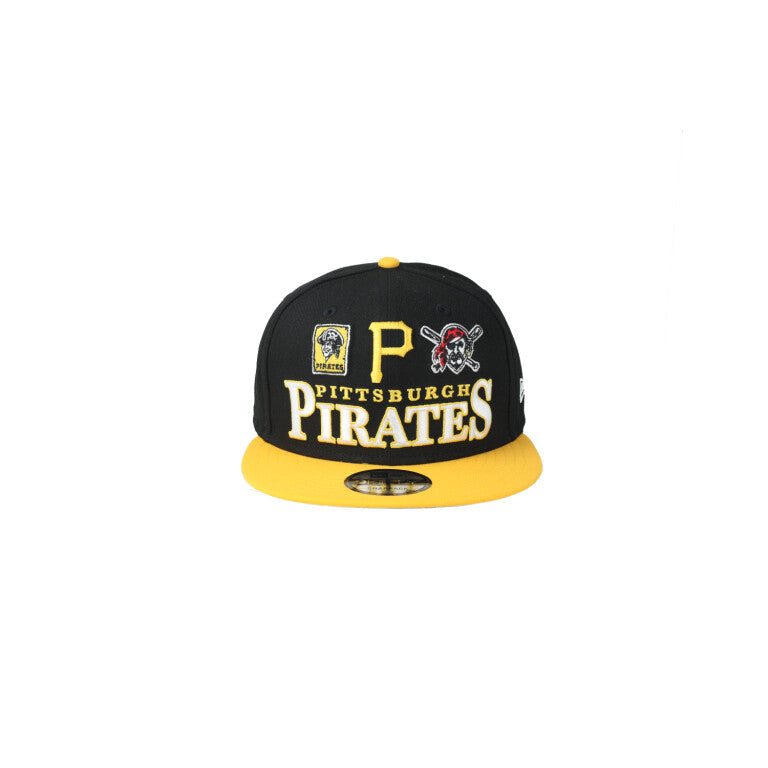 New Era Pittsburgh Pirates Archive Multi Logo 9FIFTY Snapback Hat -
