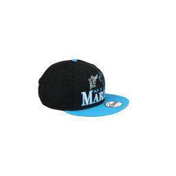 New Era Miami Marlins Archive Multi Logo 9FIFTY Snapback Hat -