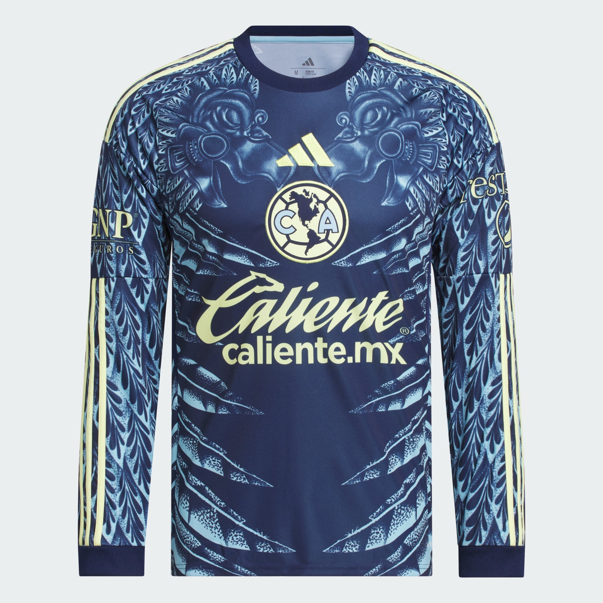 Adidas Club America 25/26 long sleeve away jersey JN8637 - front view