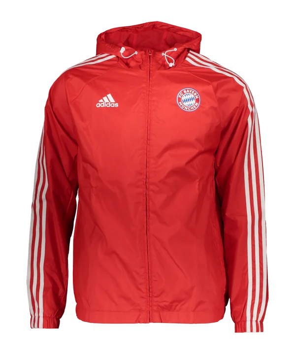 Adidas FC Bayern Munchen DNA Full-Zip Windbreaker 23/24-Red