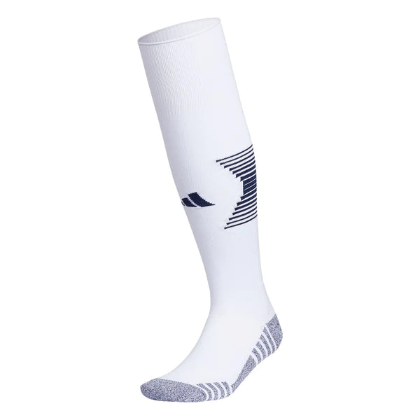 Adidas Team Speed 4 Soccer OTC Socks-White/Black