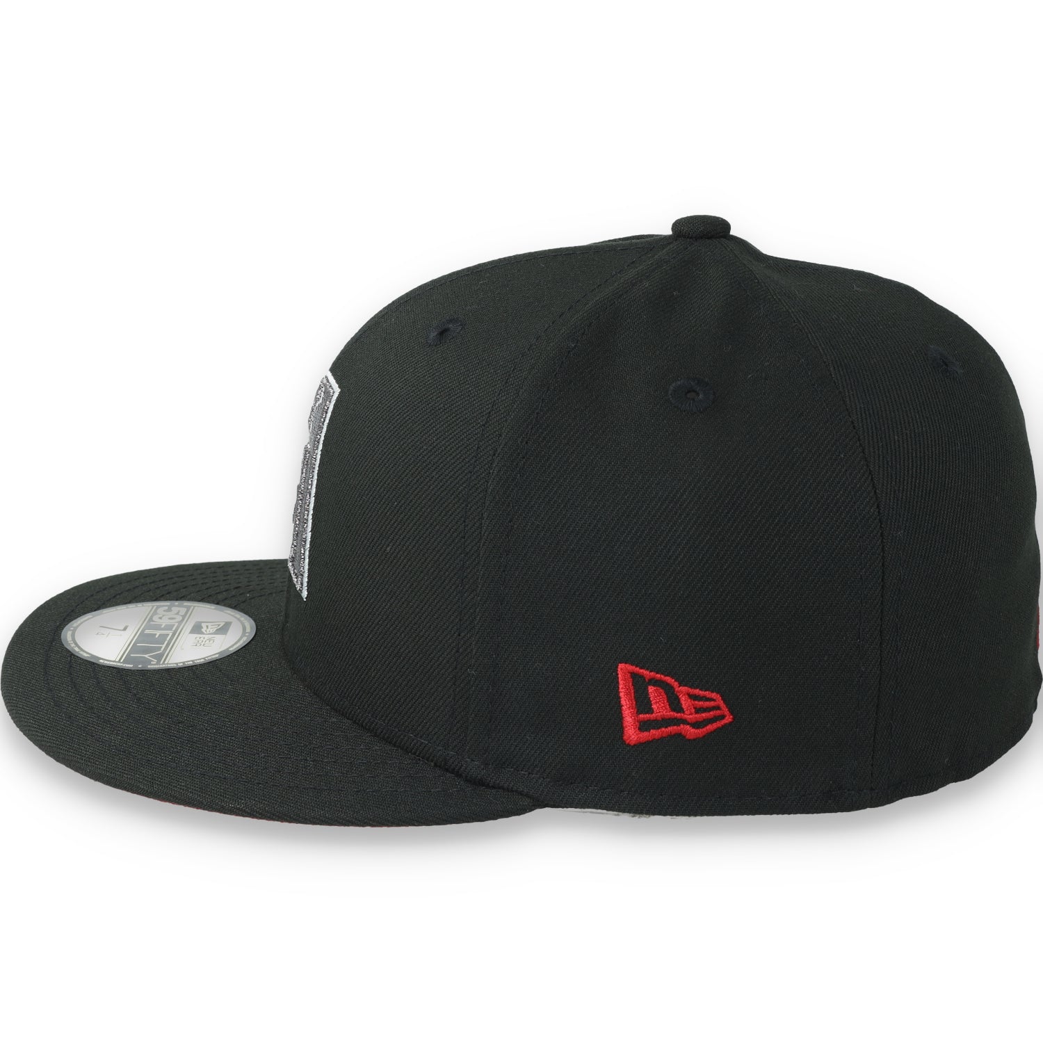 New Era Arizona Diamondback 1998 Inaugural Season Side Patch 59FIFTY Fitted Hat-Metallic Grey/Black