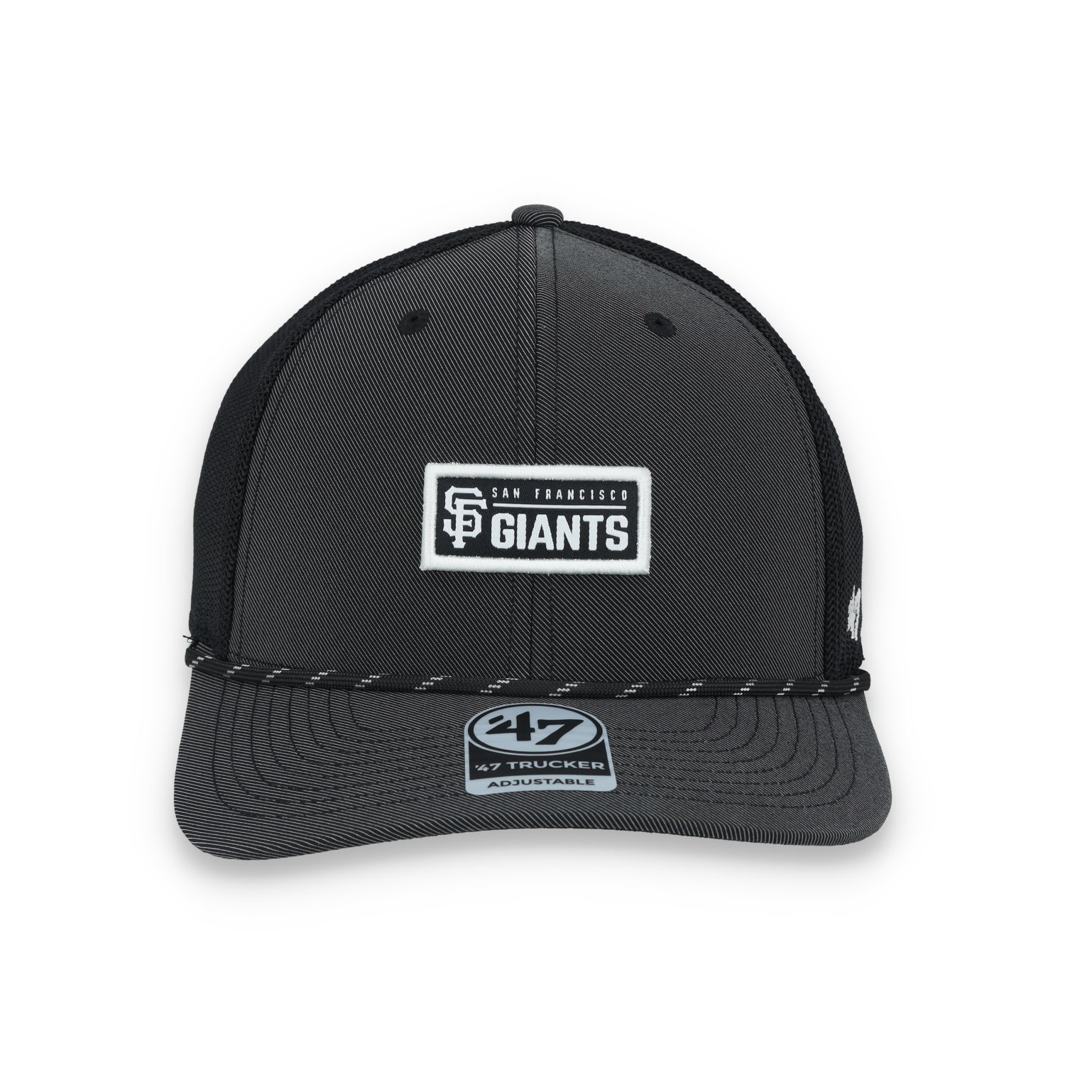 '47 Brand San Francisco Giants Rumble Rope Trucker Adjustable Snapback Hat