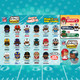 NFL Football Jumbo SqueezyMates Capsule - Series 4 Football 2025