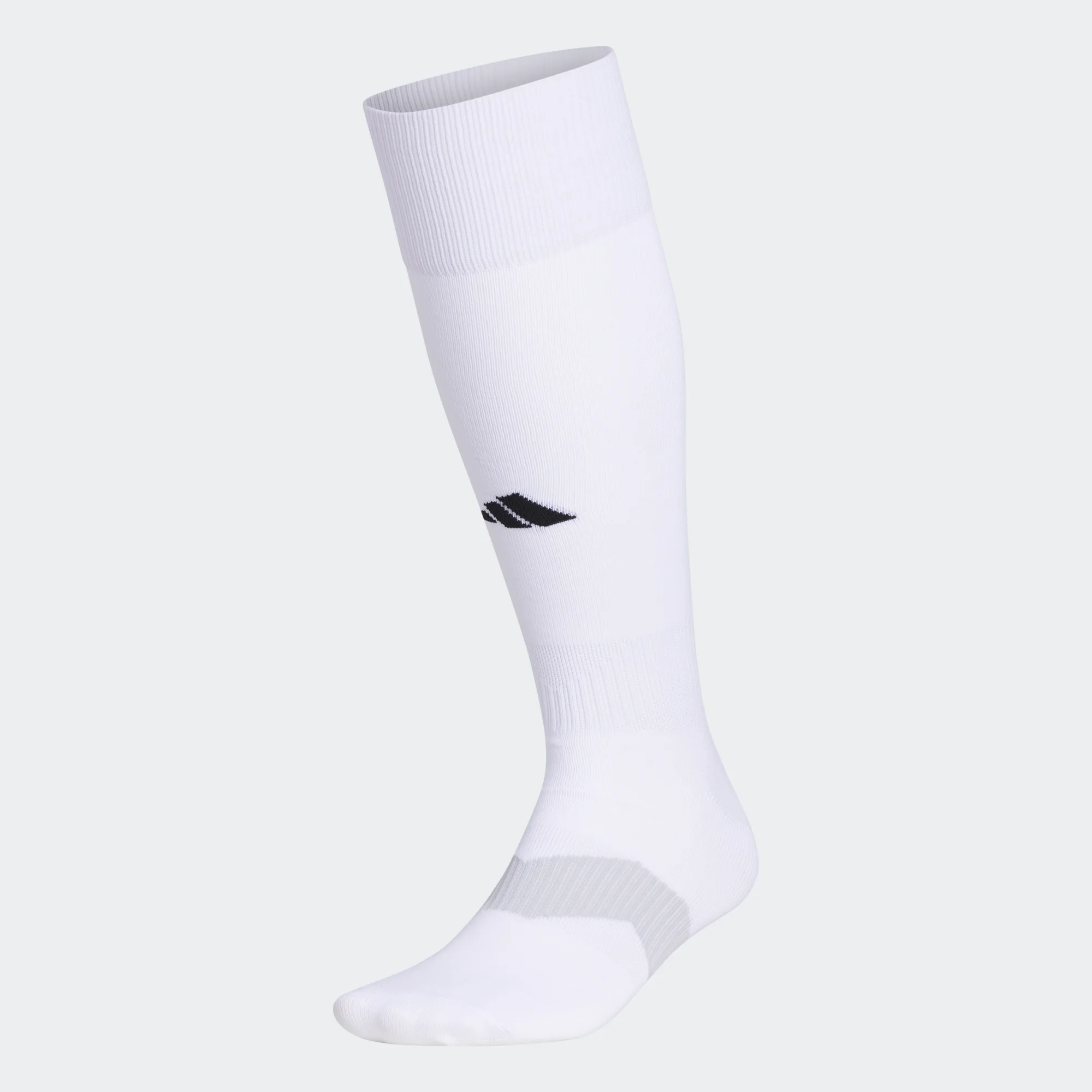 Adidas Metro 6 OTC Soccer Sock-WHITE