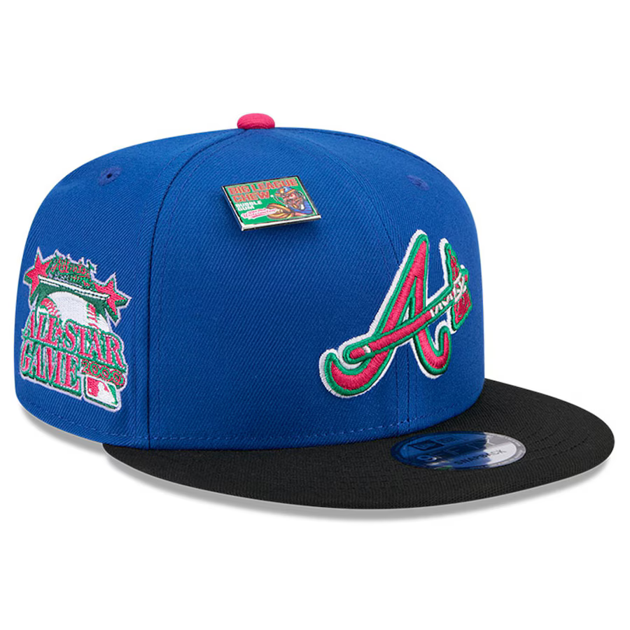 New Era Atlanta Braves Watermelon Big League Chew Flavor Pack 9FIFTY Snapback Hat