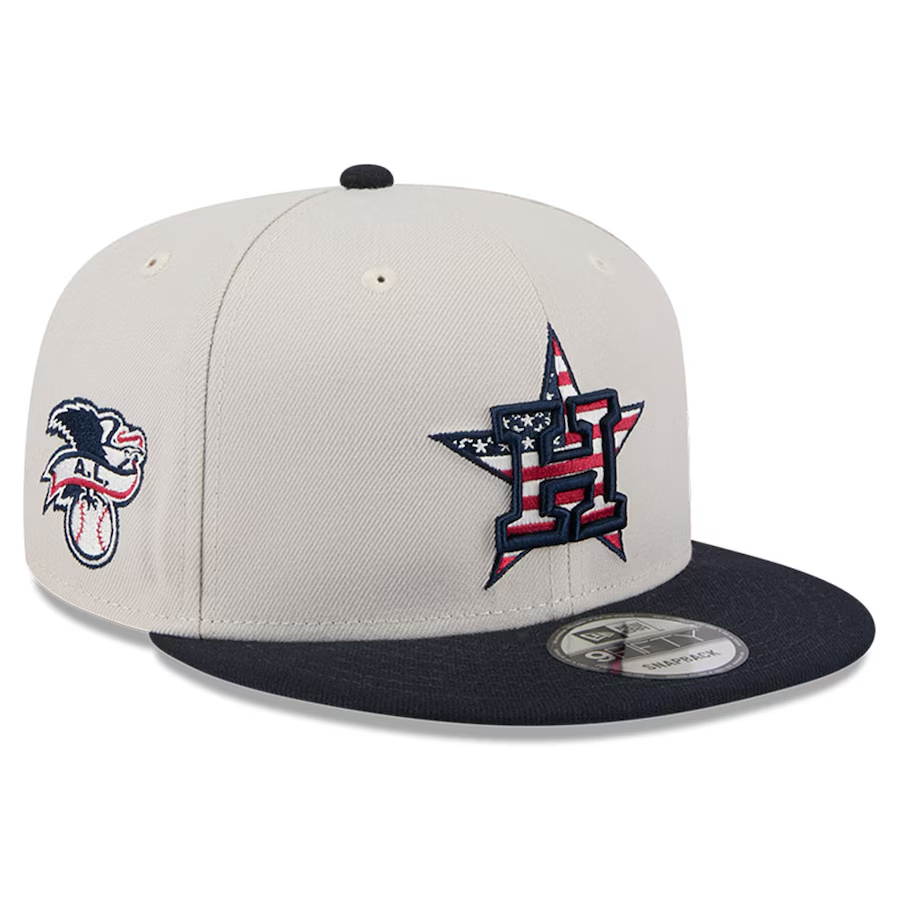 New Era Houston Astros Fourth of July 9FIFTY Snapback Hat 2024