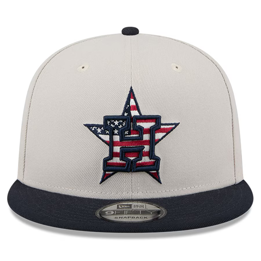 New Era Houston Astros Fourth of July 9FIFTY Snapback Hat 2024