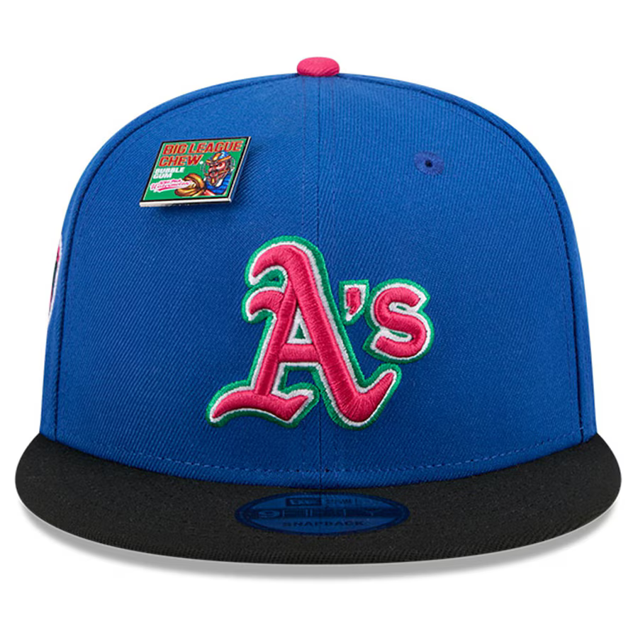 New Era Oakland Athletics Watermelon Big League Chew Flavor Pack 9FIFTY Snapback Hat