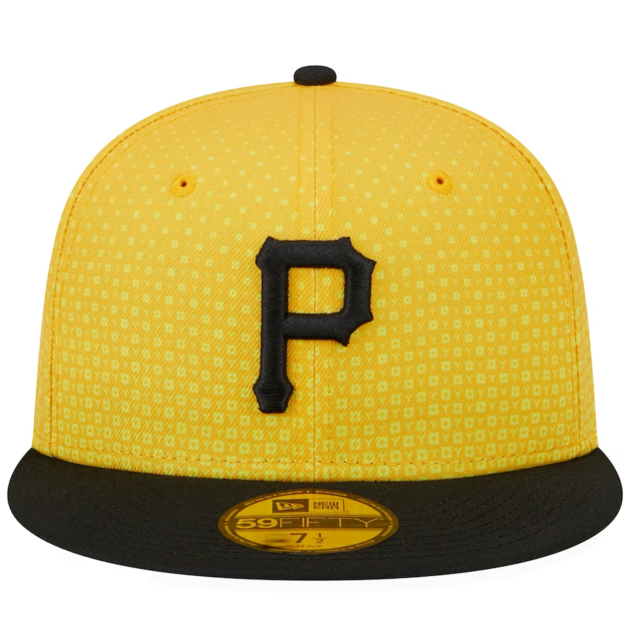 New Era Pittsburgh Pirates 2023 City Connect 59FIFTY Fitted Hat-Gold/Black
