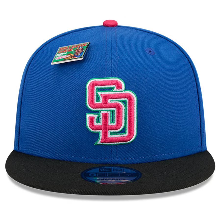 New Era San Diego Padres Watermelon Big League Chew Flavor Pack 9FIFTY Snapback Hat