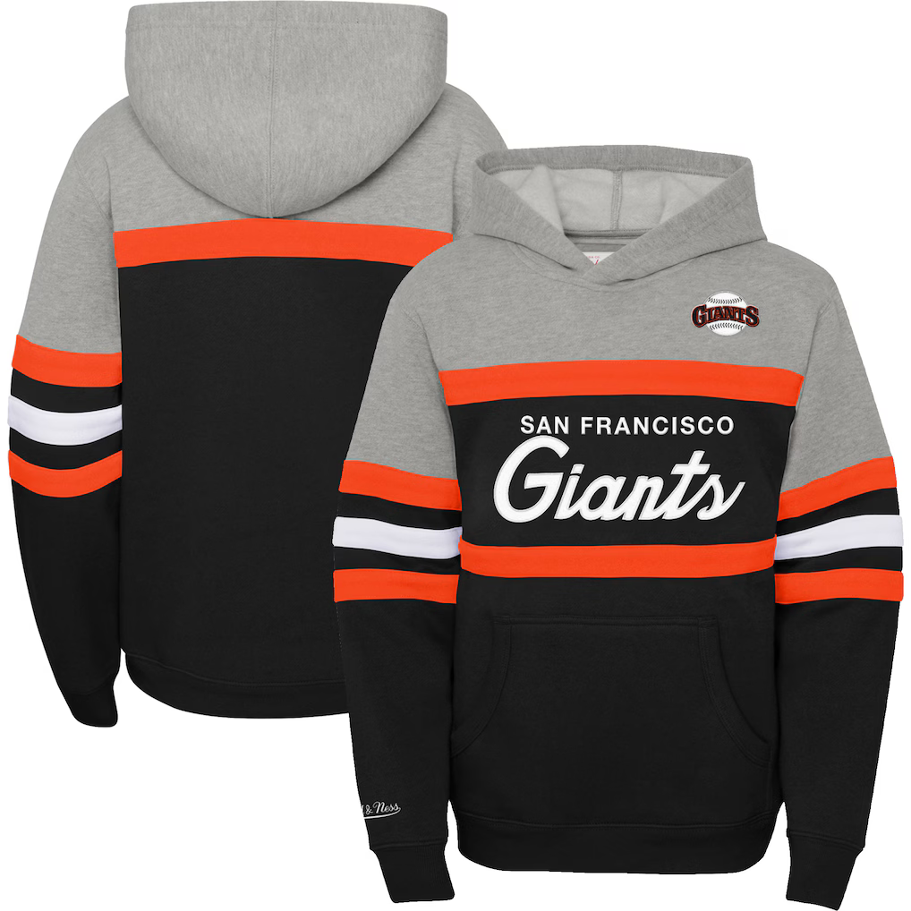 Mitchell & Ness Youth San Francisco Giants Head Coach Pull Over Hoodie