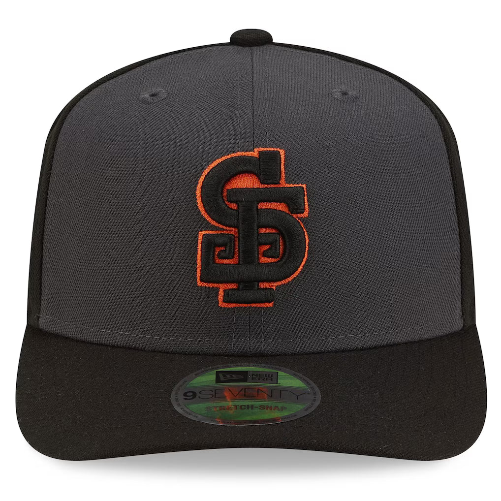 San Francisco Giants New Era Gray/Black Player Replica Alternate 9SEVENTY Adjustable Hat