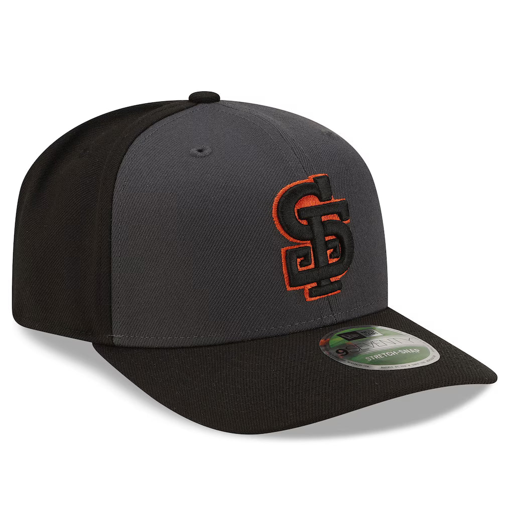 San Francisco Giants New Era Gray/Black Player Replica Alternate 9SEVENTY Adjustable Hat
