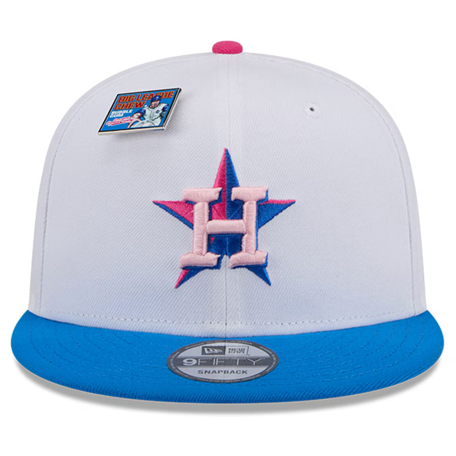 New Era Houston Astros Cotton Candy Big League Chew Flavor Pack 9FIFTY Snapback Hat