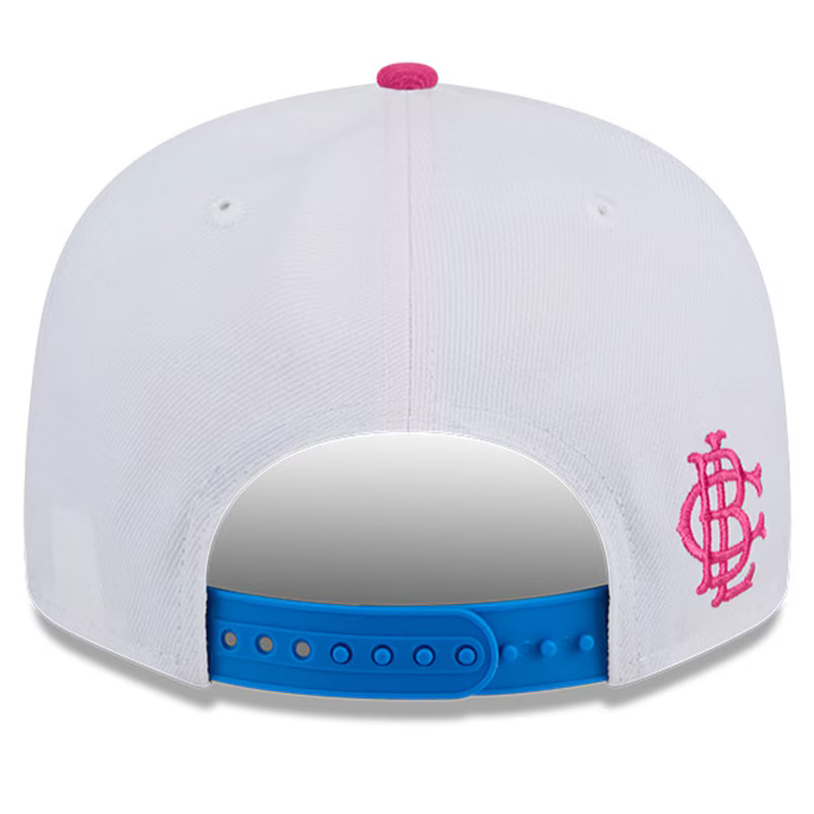 New Era San Francisco Giants Cotton Candy Big League Chew Flavor Pack 9FIFTY Snapback Hat-White/Blue