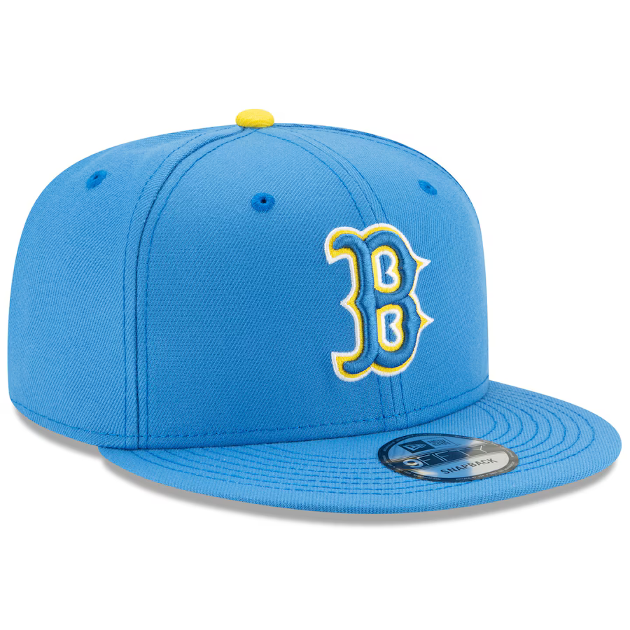 New Era Boston Red Sox City Connect 9FIFTY Snapback Adjustable Hat-Light Blue