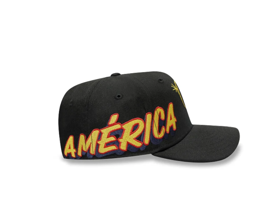 New Era Club America 9Seventy "America" Side Patch Strech-Snap - Black