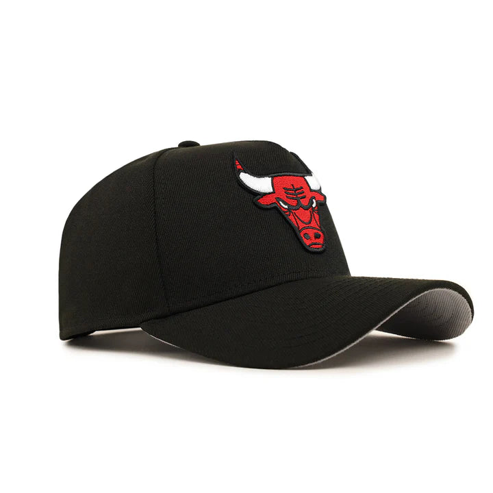 New Era Chicago Bulls A-Frame 9FORTY Adjustable Snapback Hat-Black