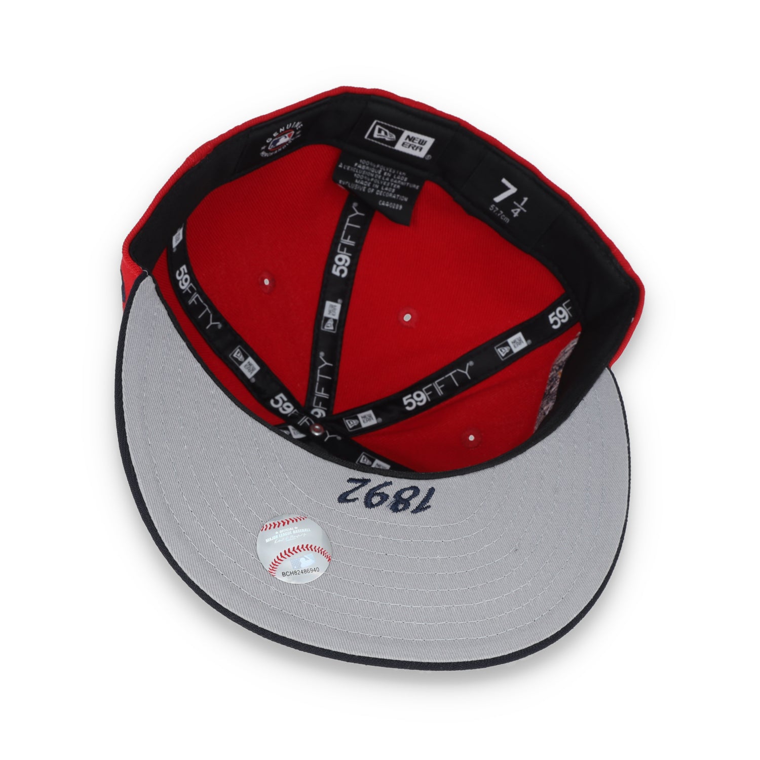 New Era St. Louis Cardinals NL Central 59FIFTY Fitted Hat - Red/B lack